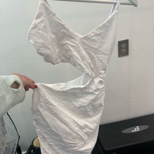 Superdown White Cutout Dress